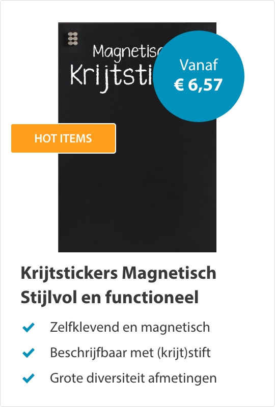 Krijtstickers magnetisch