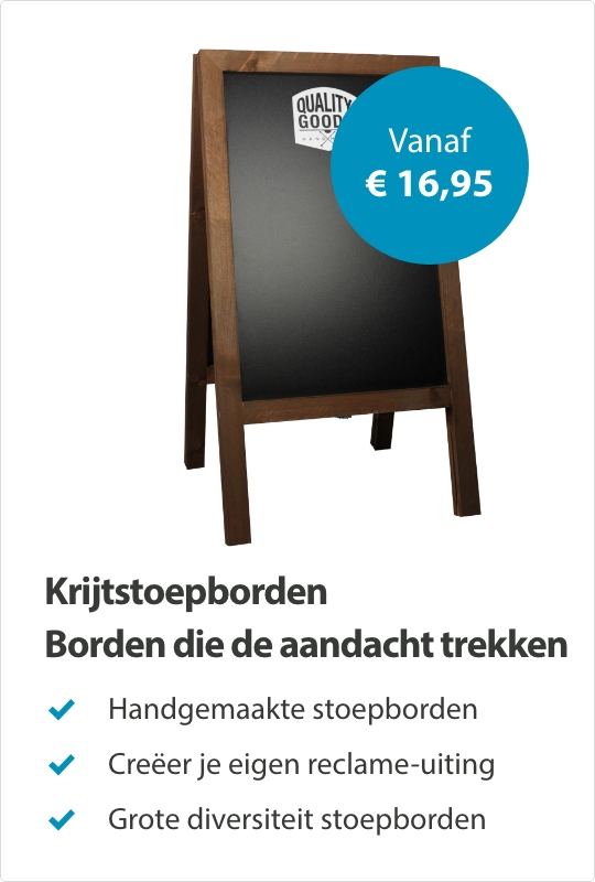 Krijtstoepborden