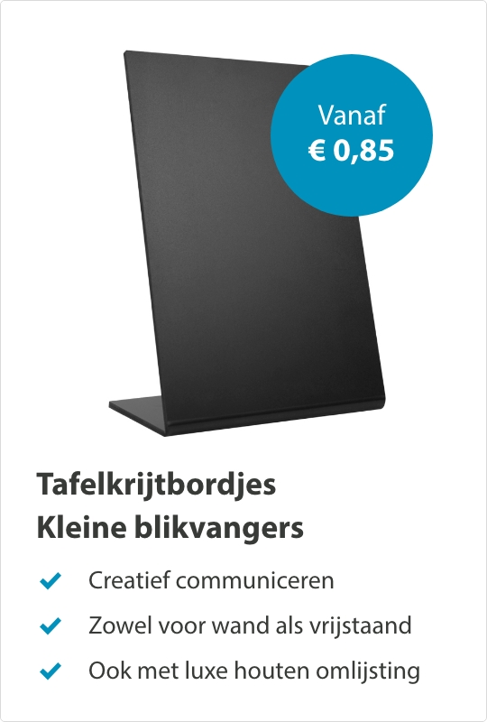 Tafelkrijtbordjes